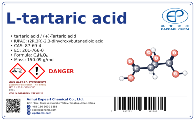 L (+)-Tartaric acid