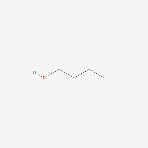 Szkielet 2D N-Butanol, CAS 71-36-3, wzór C4H10O