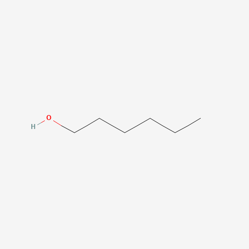 Szkielet 2D 1-Hexanol, CAS 111-27-3, wzór C6H14O