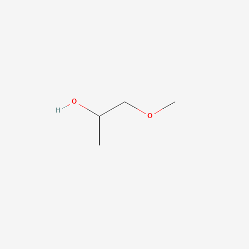 Szkielet 2D Propylene glycol monomethyl ether (PM), CAS 107-98-2, wzór C4H10O2