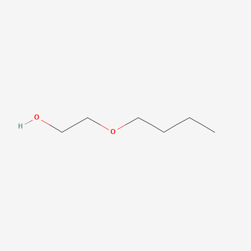 Szkielet 2D Butyl glycol, CAS 111-76-2, wzór C6H14O2