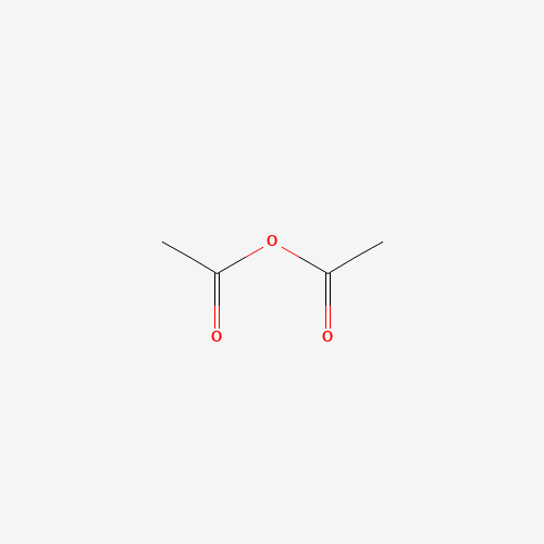 Szkielet 2D Acetic anhydride, CAS 108-24-7, wzór C4H6O3