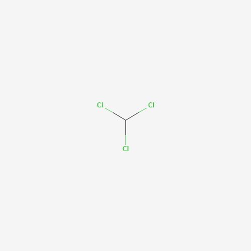 Szkielet 2D Trichloromethane, CAS 67-66-3, wzór CHCl3