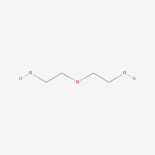 Szkielet 2D Diethylene glycol, CAS 111-46-6, wzór C4H10O3