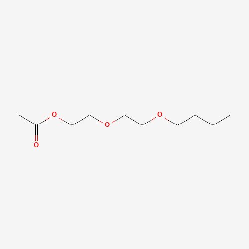 Szkielet 2D Diethylene glycol butylether acetate, CAS 124-17-4, wzór C10H20O4