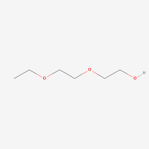 Szkielet 2D Diethylene Glycol Monoethyl Ether, CAS 111-90-0, wzór C6H14O3