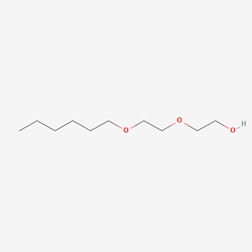 Szkielet 2D Diethylene glycol monohexyl ether, CAS 112-59-4, wzór C10H22O3