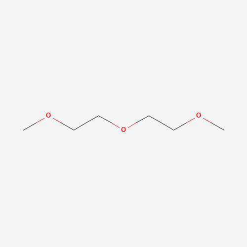Szkielet 2D Diethylene glycol dimethyl ether, CAS 111-96-6, wzór C6H14O3