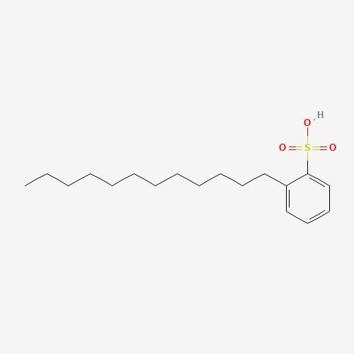 Szkielet 2D Dodecylbenzenesulphonic Acid, CAS 27176-87-0, wzór C₁₈H₃₀O₃S