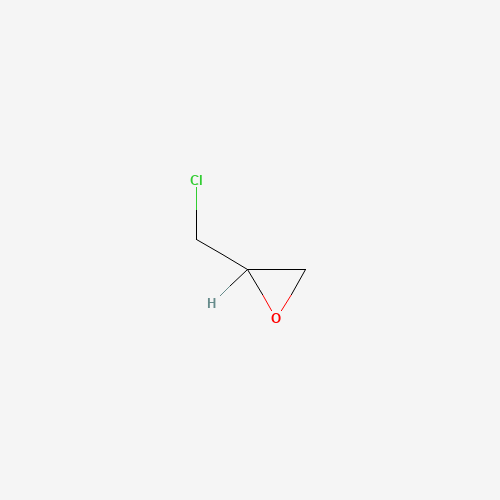 Szkielet 2D Epichlorohydrin, CAS 106-89-8, wzór C3H5ClO