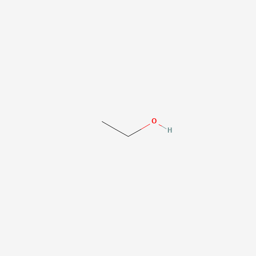 Szkielet 2D Ethanol, CAS 64-17-5, wzór C2H6O