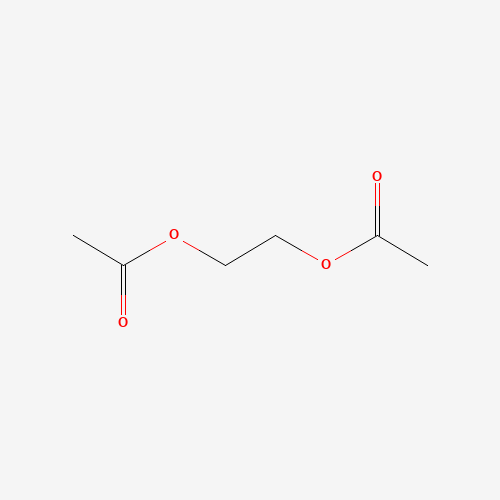 Szkielet 2D Ethylene glycol diacetate, CAS 111-55-7, wzór C6H10O4