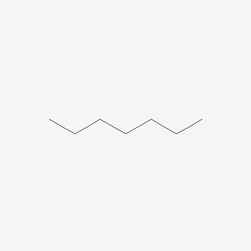 Szkielet 2D N-Heptane, CAS 142-82-5, wzór C7H16