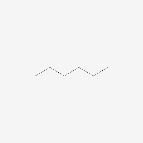 Szkielet 2D N-Hexane, CAS 110-54-3, wzór C6H14