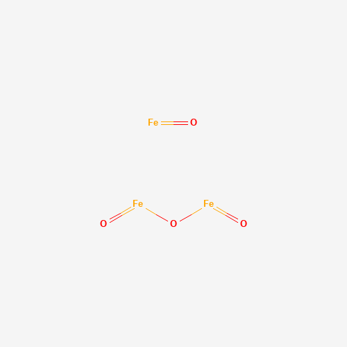 Szkielet 2D Iron oxide black, CAS 12227-89-3, wzór Fe₃O₄