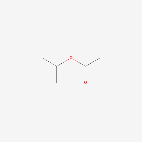 Szkielet 2D Isopropyl acetate, CAS 108-21-4, wzór C5H10O2