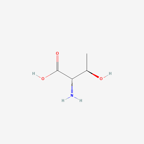 Szkielet 2D L-Threonine, CAS 72-19-5, wzór C4H9NO3