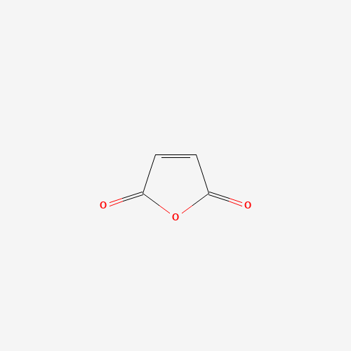 Szkielet 2D Maleic anhydride, CAS 108-31-6, wzór C4H2O3