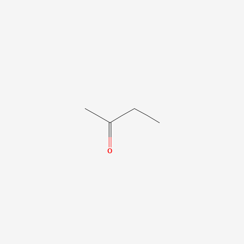 Szkielet 2D 2-Butanone, CAS 78-93-3, wzór C4H8O