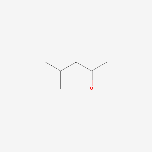 Szkielet 2D 4-Methyl-2-pentanone, CAS 108-10-1, wzór C6H12O