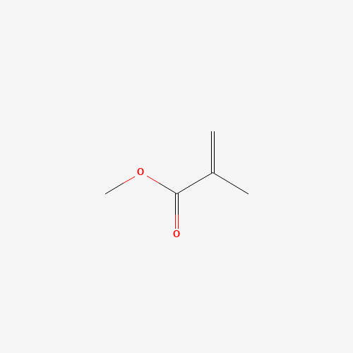 Szkielet 2D Methyl methacrylate (MMA), CAS 80-62-6, wzór C5H8O2