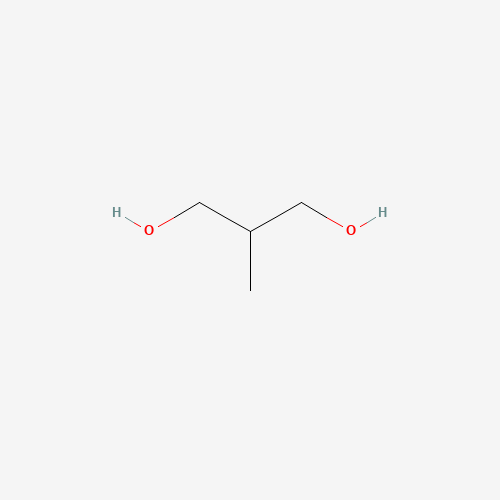 Szkielet 2D Methyl Propanediol, CAS 2163-42-0, wzór C4H10O2