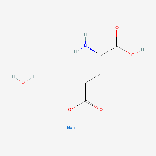 Szkielet 2D Sodium Glutamate, CAS 142-47-2, wzór C5H10NNaO5