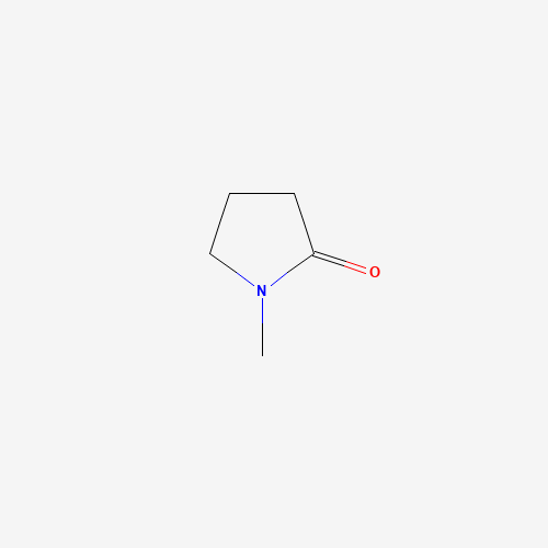 Szkielet 2D N-Methyl-2-pyrrolidone, CAS 872-50-4, wzór C5H9NO