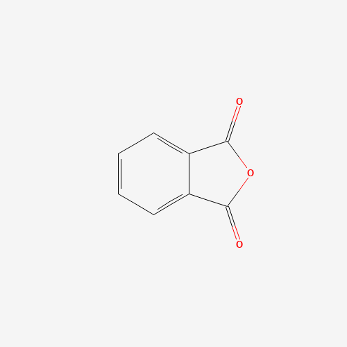 Szkielet 2D Phthalic anhydride (MA), CAS 85-44-9, wzór C8H4O3