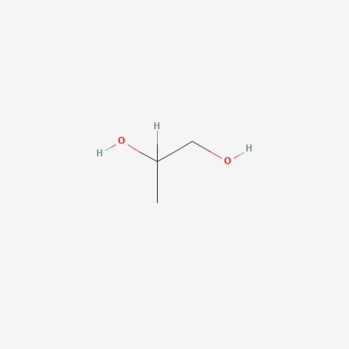Szkielet 2D Propylene Glycol, CAS 57-55-6, wzór C3H8O2