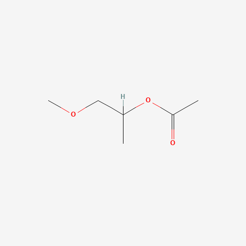 Szkielet 2D Propylene glycol monomethyl ether acetate (PMA), CAS 108-65-6, wzór C6H12O3