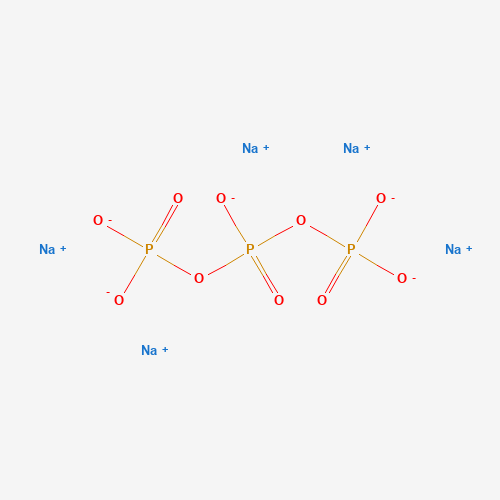 Szkielet 2D Sodium Tripolyphosphate, CAS 7758-29-4, wzór Na₅O₁₀P₃