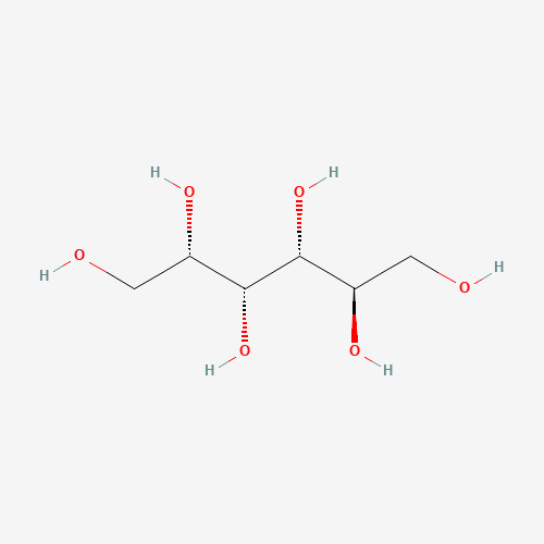 Szkielet 2D Sorbitol, CAS 50-70-4, wzór C6H14O6