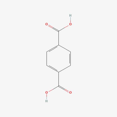 Szkielet 2D Terephthalic Acid, CAS 100-21-0, wzór C8H6O4