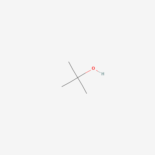 Szkielet 2D Tert-Butanol, CAS 75-65-0, wzór C4H10O