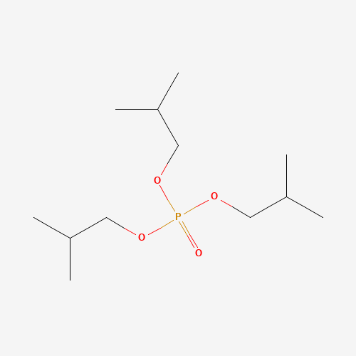 Szkielet 2D Triisobutyl Phosphate, CAS 126-71-6, wzór C12H27O4P