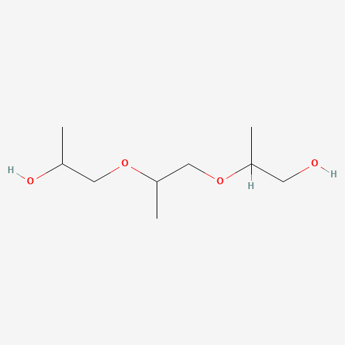 Szkielet 2D Tripropylene glycol, CAS 24800-44-0, wzór C9H20O4
