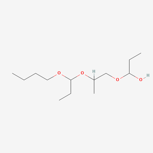 Szkielet 2D Tripropylene glycol monobutyl ether, CAS 55934-93-5, wzór C13H28O4