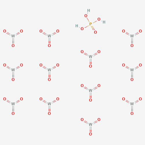 Szkielet 2D Phosphotungstic acid, CAS 12067-99-1, wzór W12PHO39·H2O